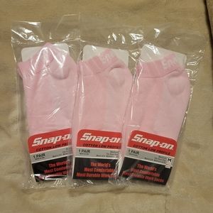 3 Pair Women's Snap-On Socks